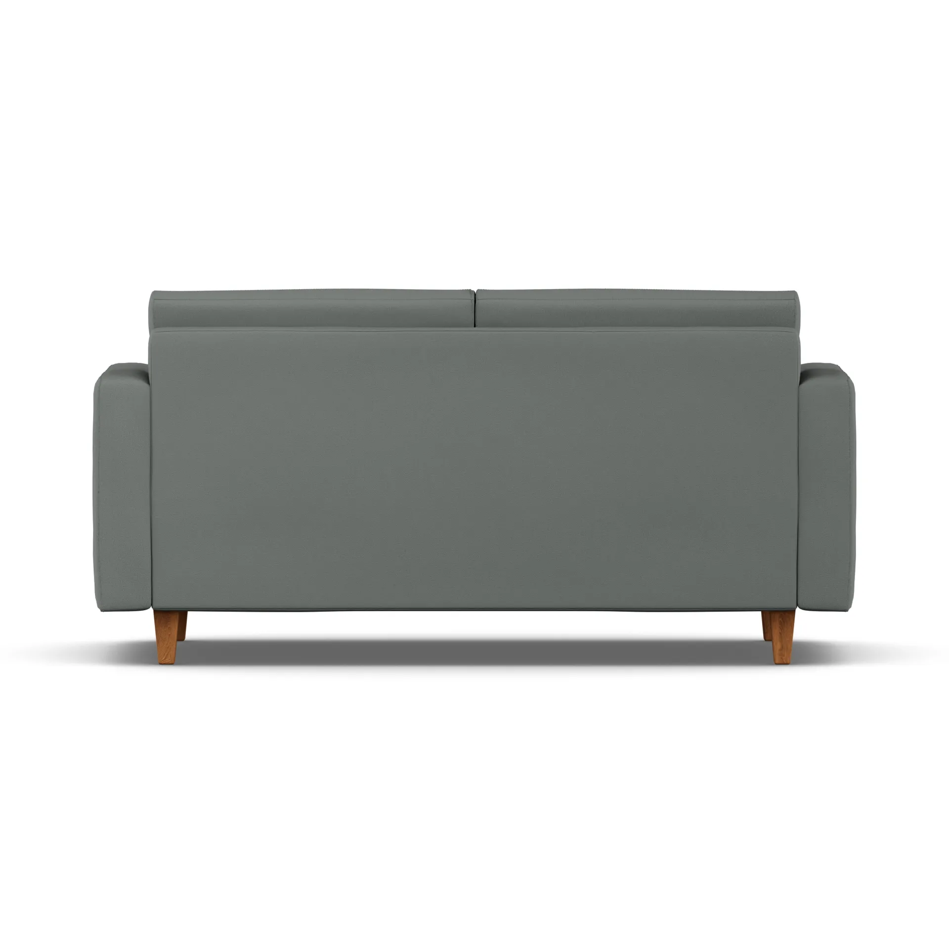 Canapé-lit Binga 2,5 places, Caleido Grey 1240-frêne teinté foncé 1898