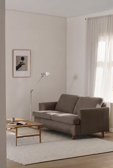 Canapé-lit Binga 2,5 places - Jump Brown 1955-frêne teinté foncé - 1898