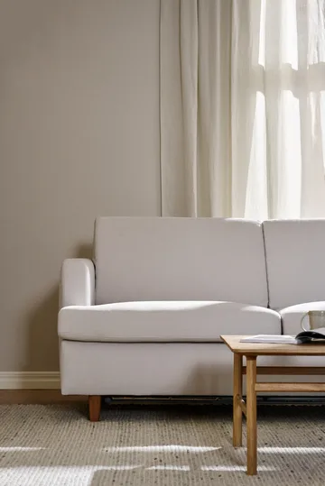 Canapé-lit Binga 2,5 places - Oslo Nature 1540-frêne teinté foncé - 1898