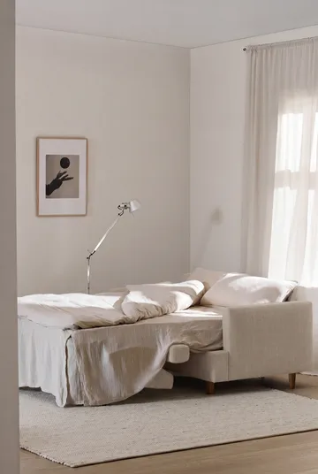 Canapé-lit Binga 2,5 places - Same Beige 6670-frêne teinté foncé - 1898