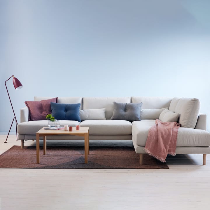 Canapé modulable Bredhult, A1, tissu Alaska 0166 navy, pieds en métal noir 1898
