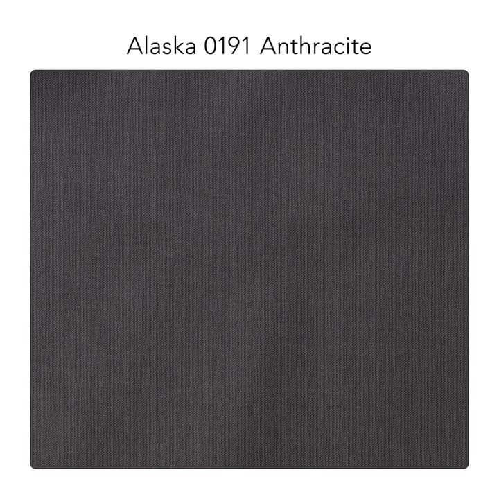 Canapé modulable Bredhult, A1, tissu Alaska 0191 anthracite, pieds en chêne huilé blanc  1898