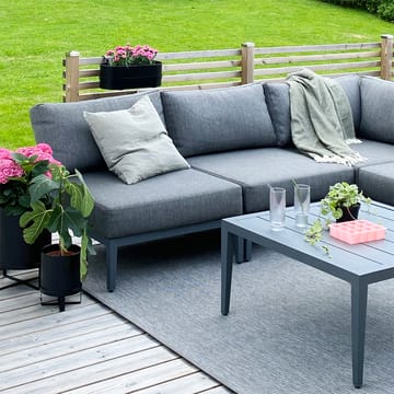 Canapé modulable Santander - Repose-pieds gris - 1898
