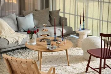 Canapé Sjövik - Bern Beige 0341-chêne blanchi à l’huile, 3 places - 1898