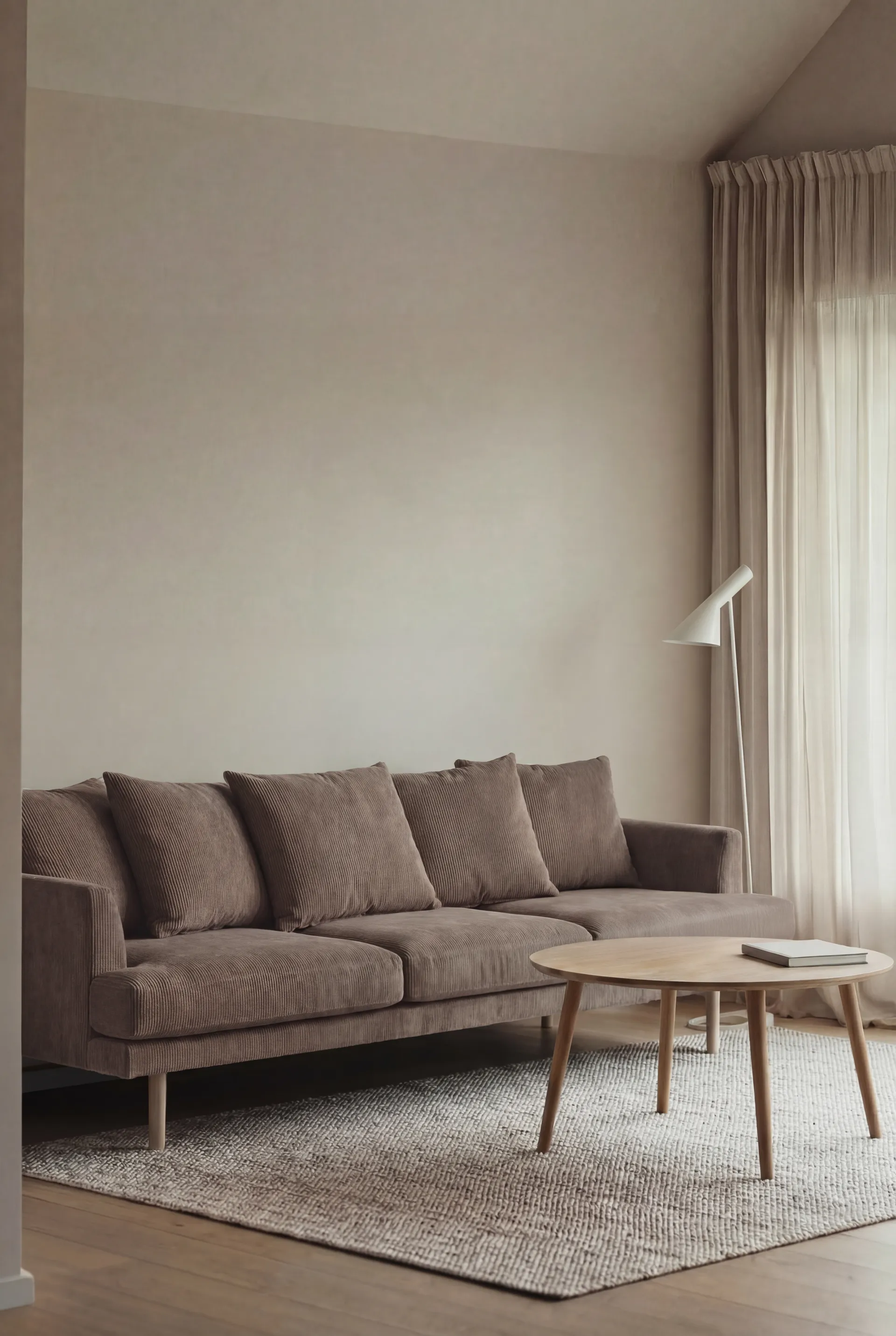 Canapé Sjövik, Jump Brown 1955-chêne blanchi à l’huile, 3,5 places 1898