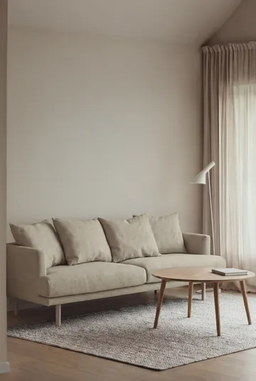 Canapé Sjövik - Luiza Beige 3981-chêne blanchi à l’huile, 3 places - 1898