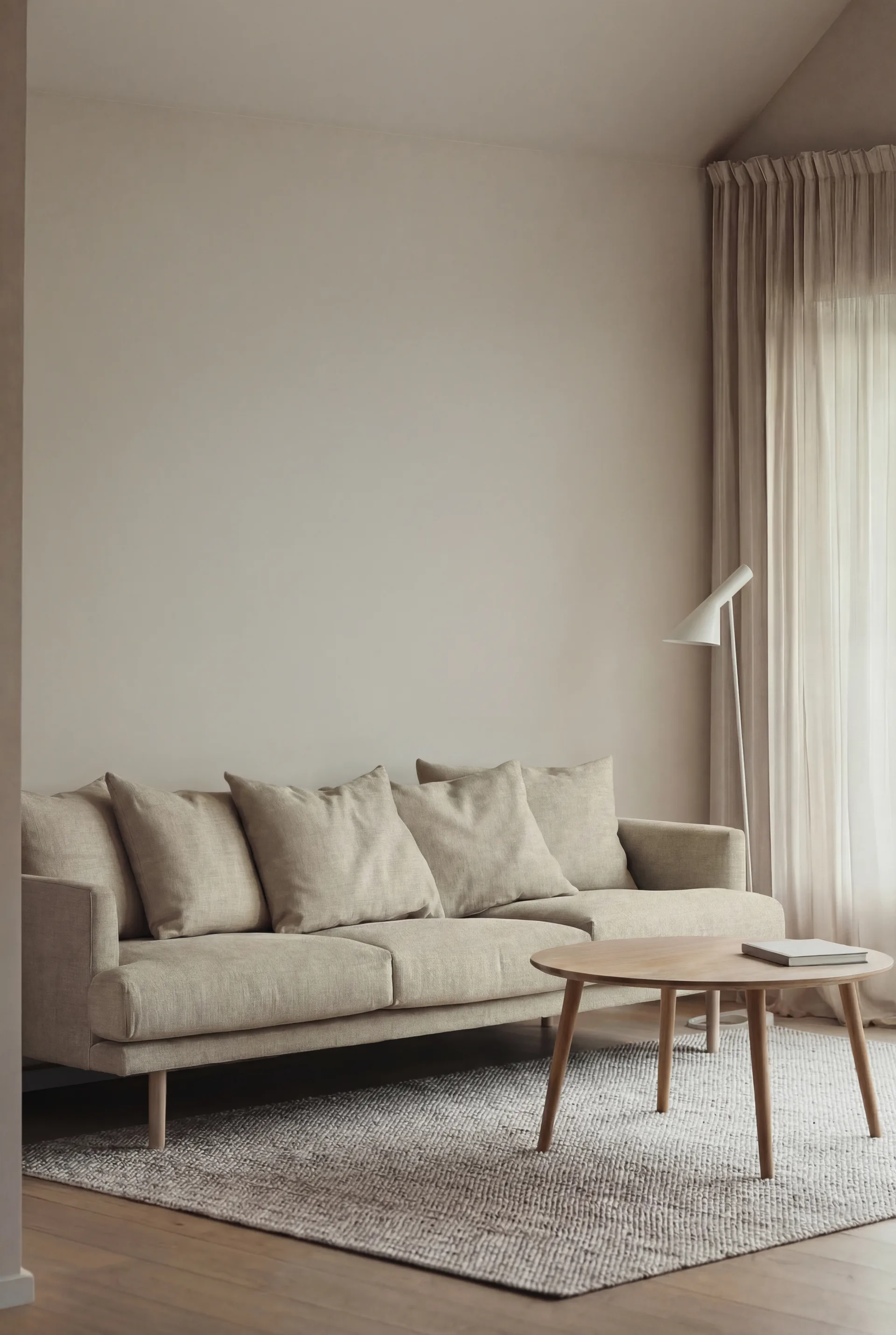 Canapé Sjövik, Luiza Beige 3981-chêne blanchi à l’huile, 3,5 places 1898