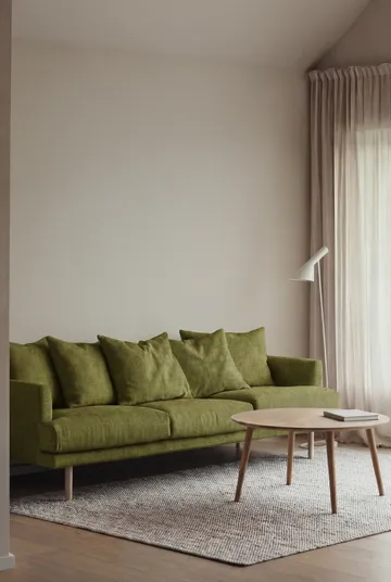 Canapé Sjövik - Luiza Green 3975-chêne blanchi à l’huile, 3,5 places - 1898