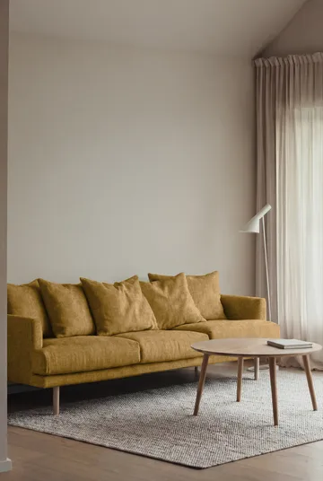 Canapé Sjövik - Luiza Mustard 3972-chêne blanchi à l’huile, 3,5 places - 1898