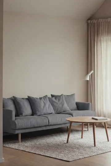 Canapé Sjövik - Same Blue 6678-chêne blanchi à l’huile, 3,5 places - 1898