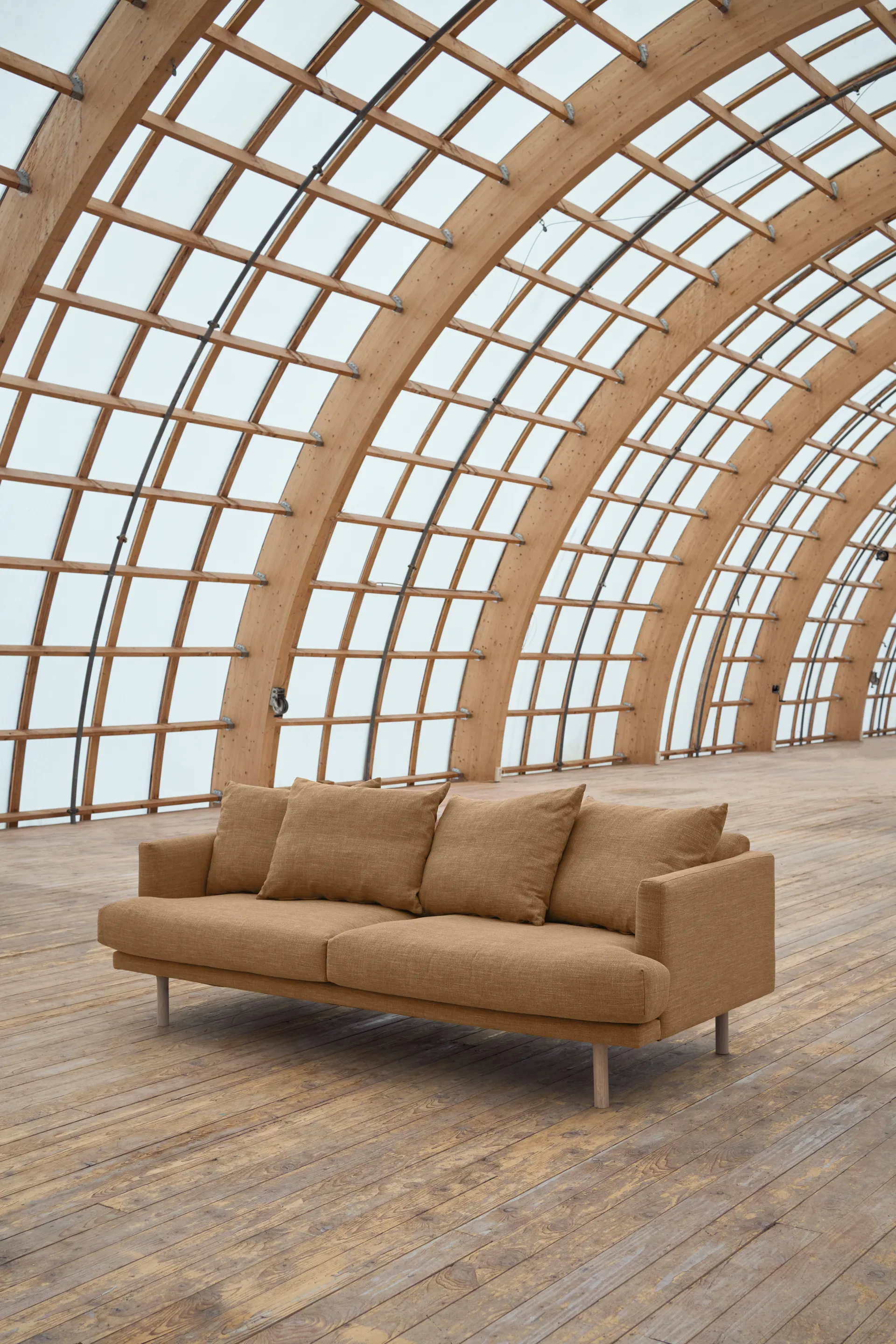 Canapé Sjövik, Same Ochre 6676-chêne blanchi à l’huile, 3 places 1898