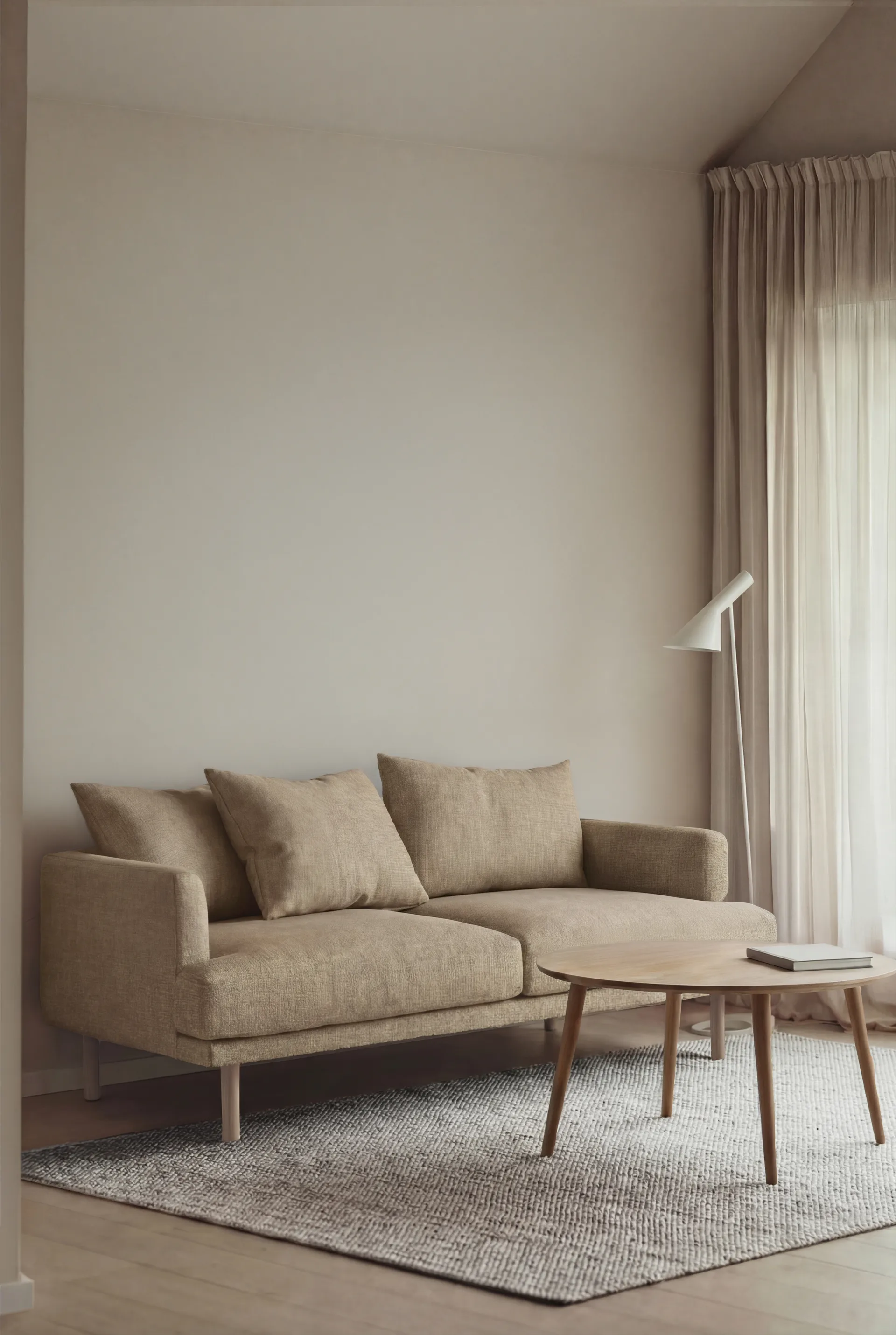 Canapé Sjövik, Same Sand 6672-chêne blanchi à l’huile, 2,5 places 1898