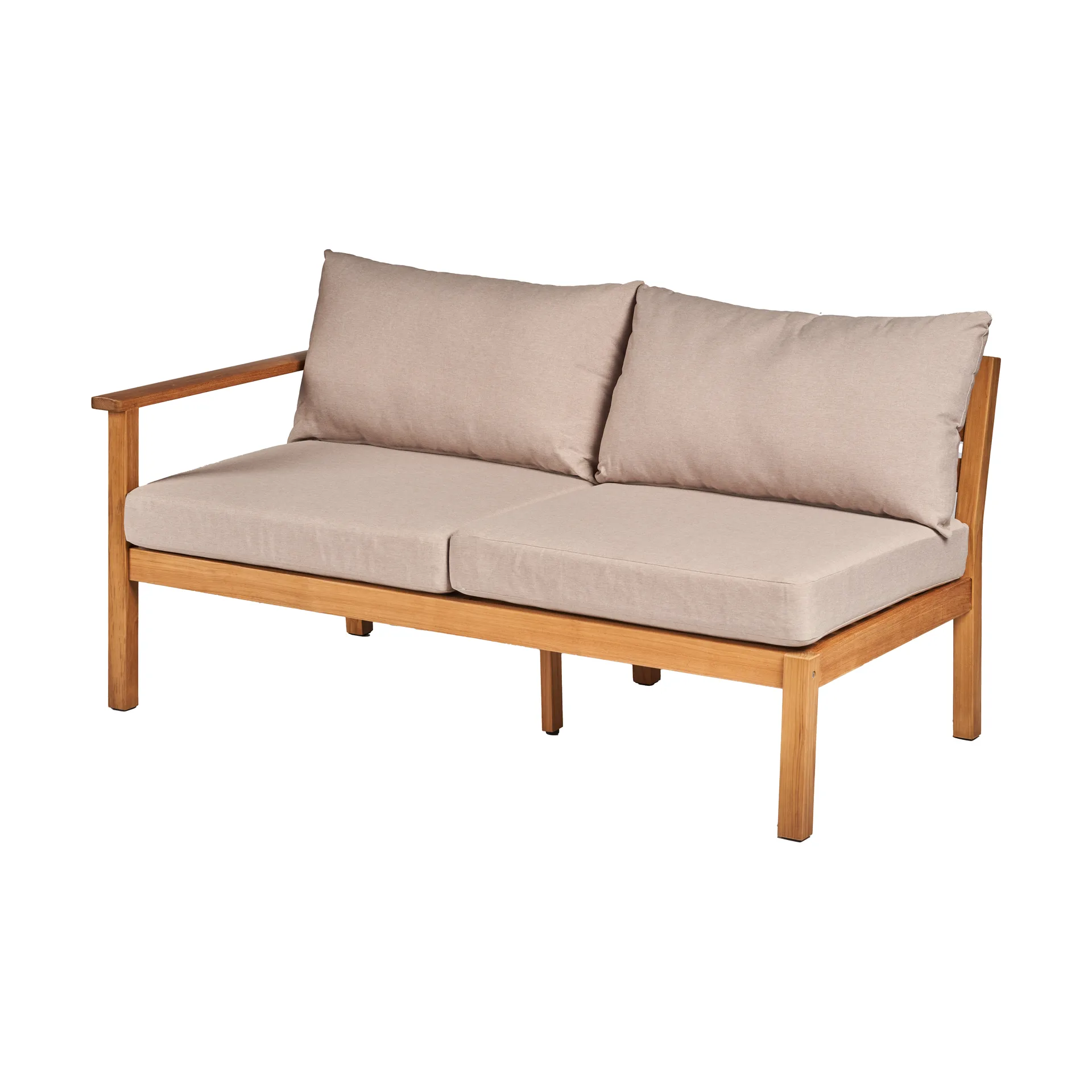 Canapé Stockaryd 2 places module droit teak/beige,  1898