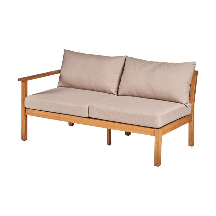 Canapé Stockaryd 2 places module droit teak/beige - undefined - 1898