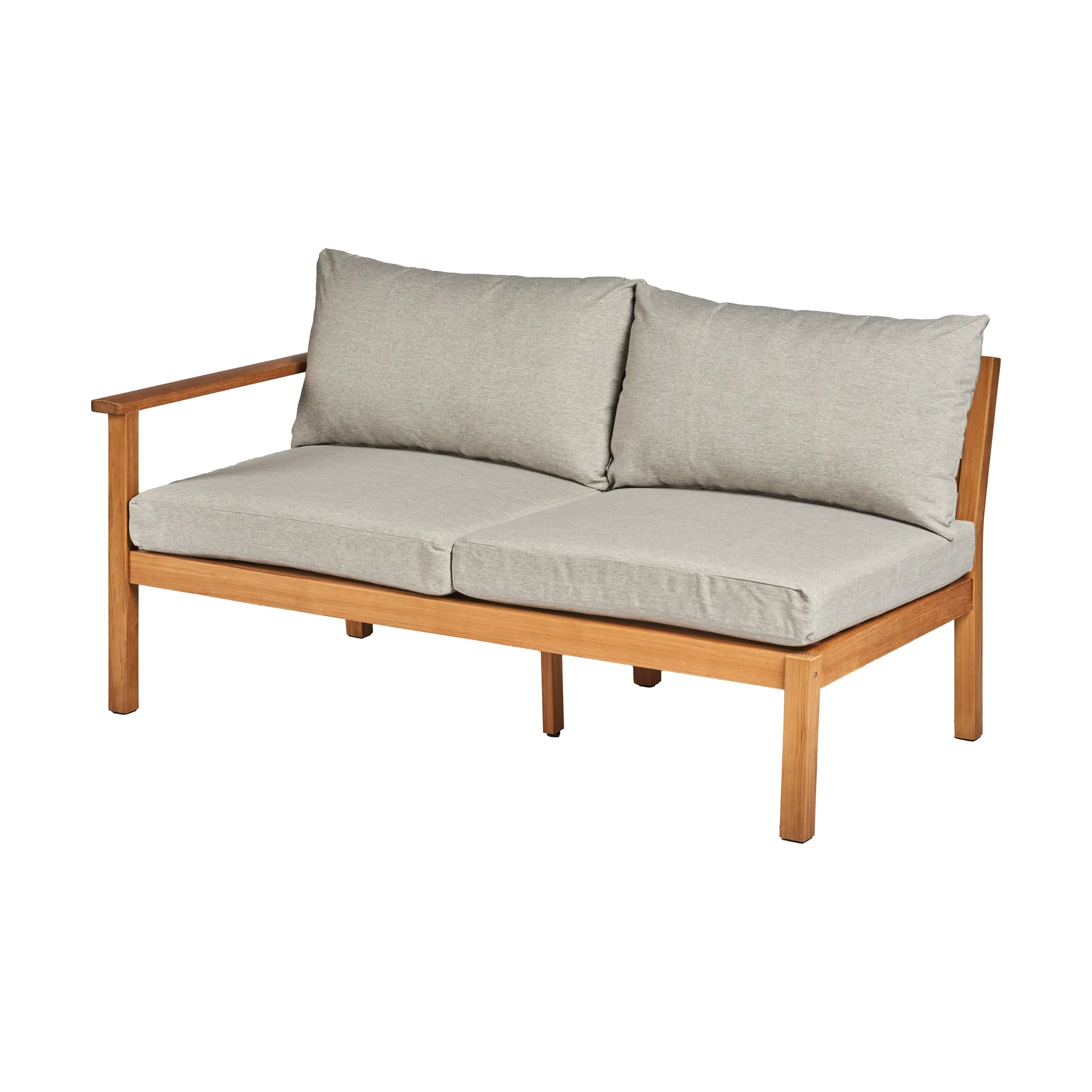 Canapé Stockaryd 2 places module droit teak/light grey,  1898