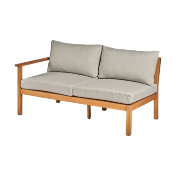 Canapé Stockaryd 2 places module droit teak/light grey - 1898