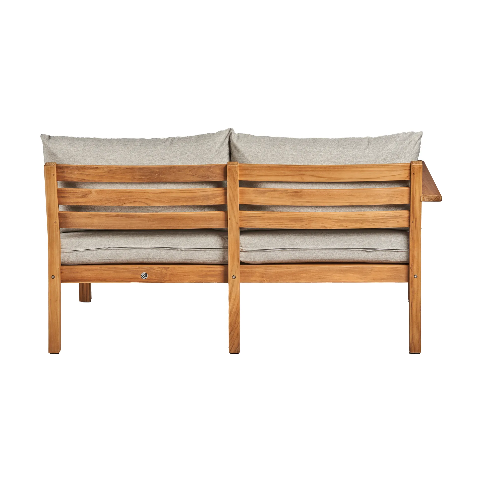 Canapé Stockaryd 2 places module droit teak/light grey,  1898