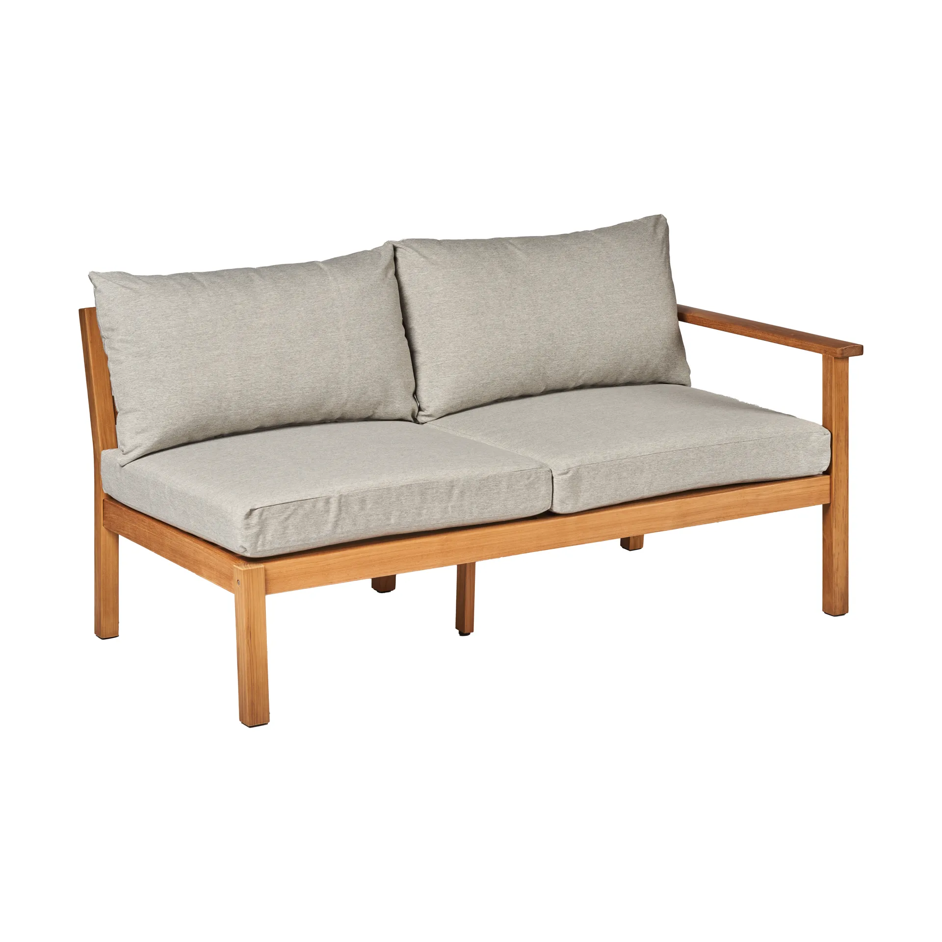 Canapé Stockaryd 2 places module gauche teak/light grey,  1898
