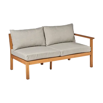Canapé Stockaryd 2 places module gauche teak/light grey - 1898