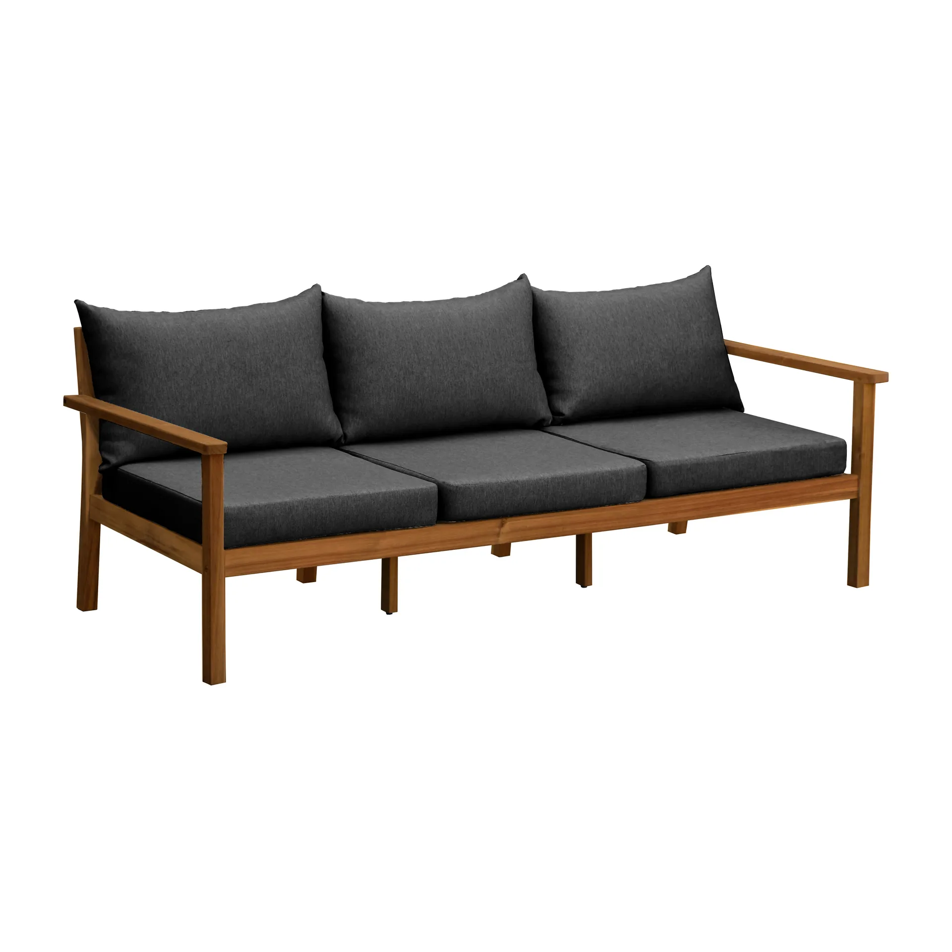 Canapé Stockaryd 3 places teak/dark grey,  1898