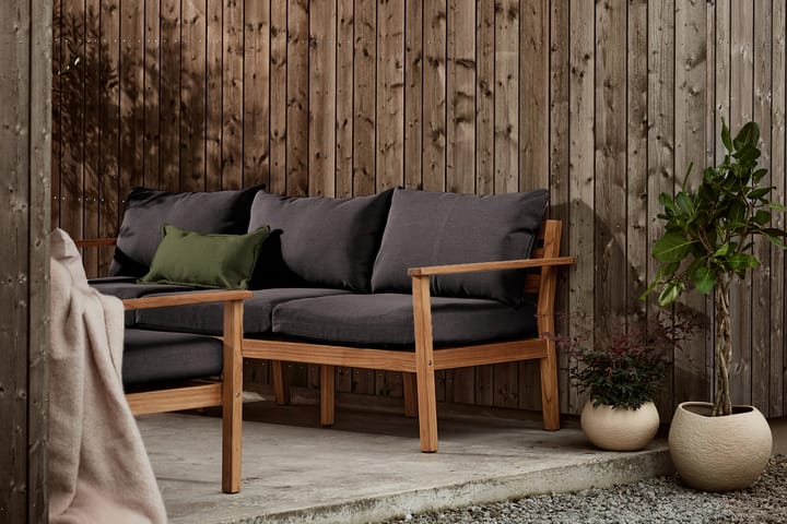 Canapé Stockaryd 3 places teak/dark grey - undefined - 1898