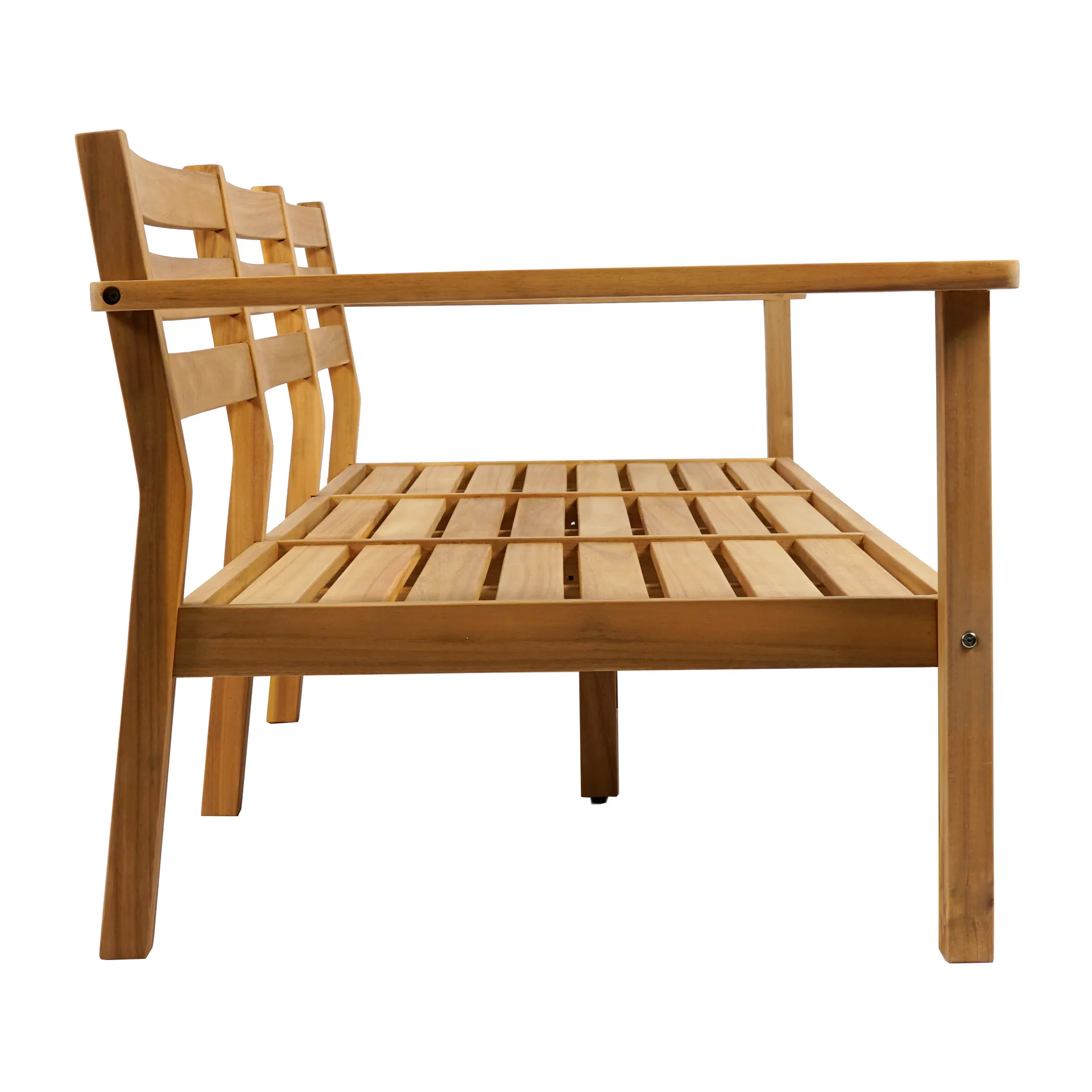 Canapé Stockaryd 3 places teak/light grey,  1898