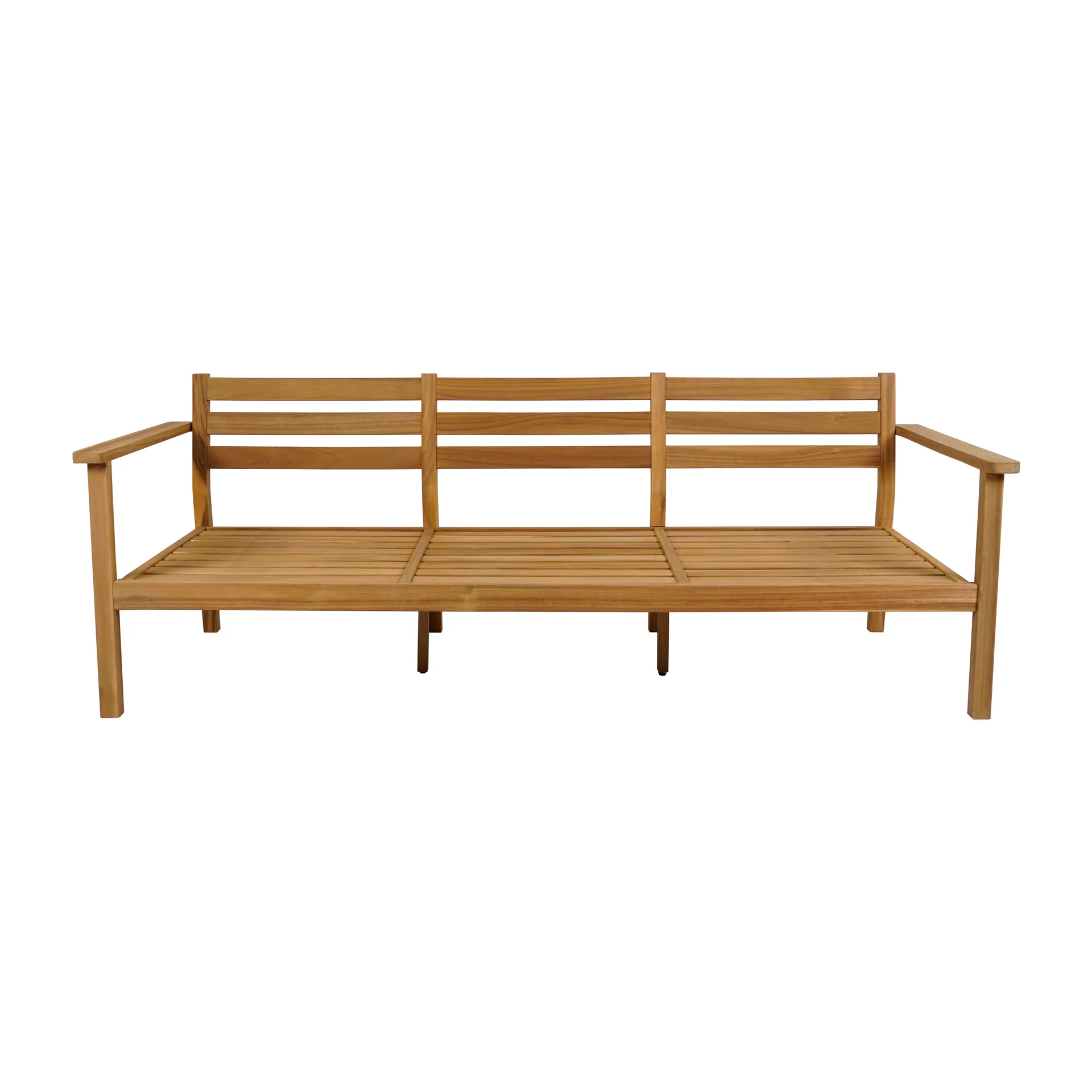 Canapé Stockaryd 3 places teak/light grey 1898