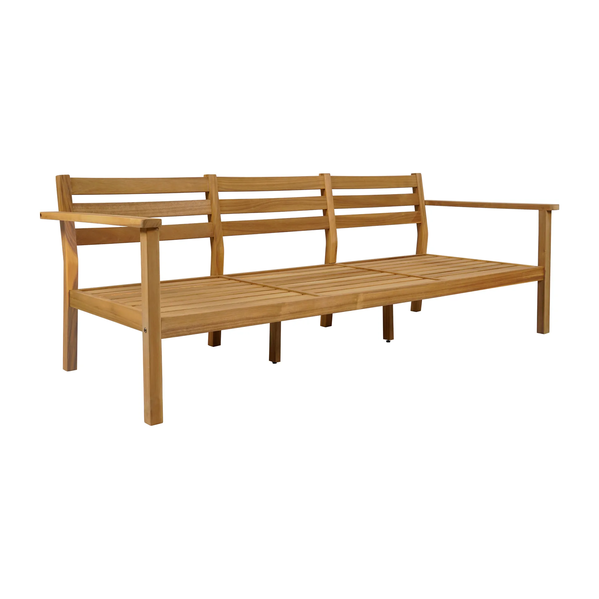 Canapé Stockaryd 3 places teak/light grey 1898