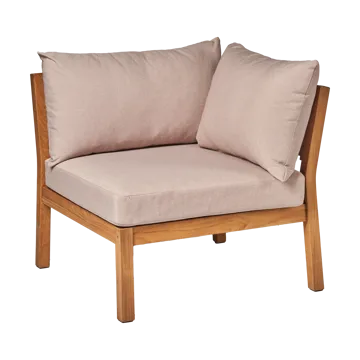 Canapé Stockaryd module d'angle teak/beige - 1898