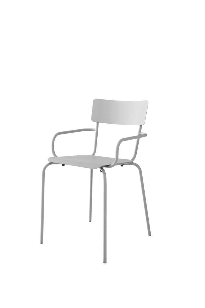 Chaise avec accoudoirs Norrebo - Gris clair - 1898