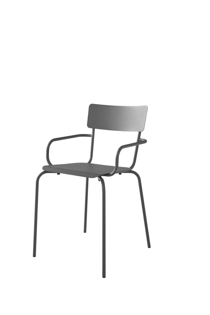 Chaise avec accoudoirs Norrebo, Gris foncé 1898