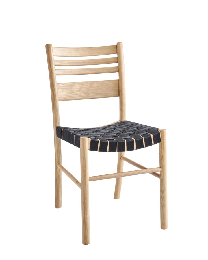 Chaise avec assise tressée Lillö - Chêne pigmenté blanc - 1898