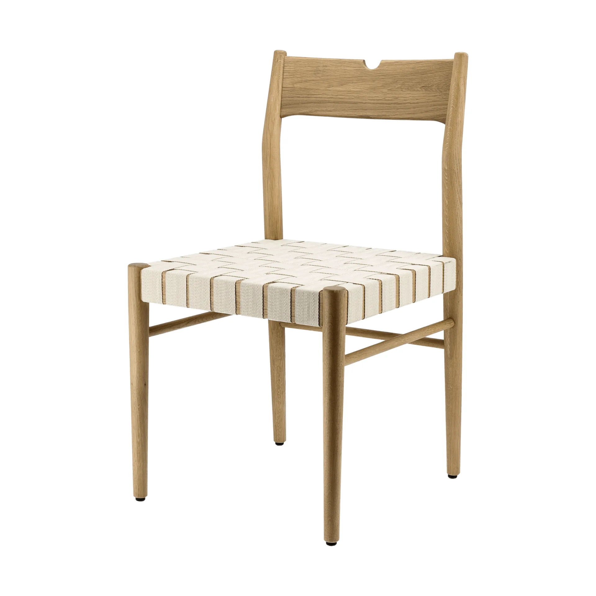 Chaise de salle à manger Ekeryd, Webbing-laquered oak 1898