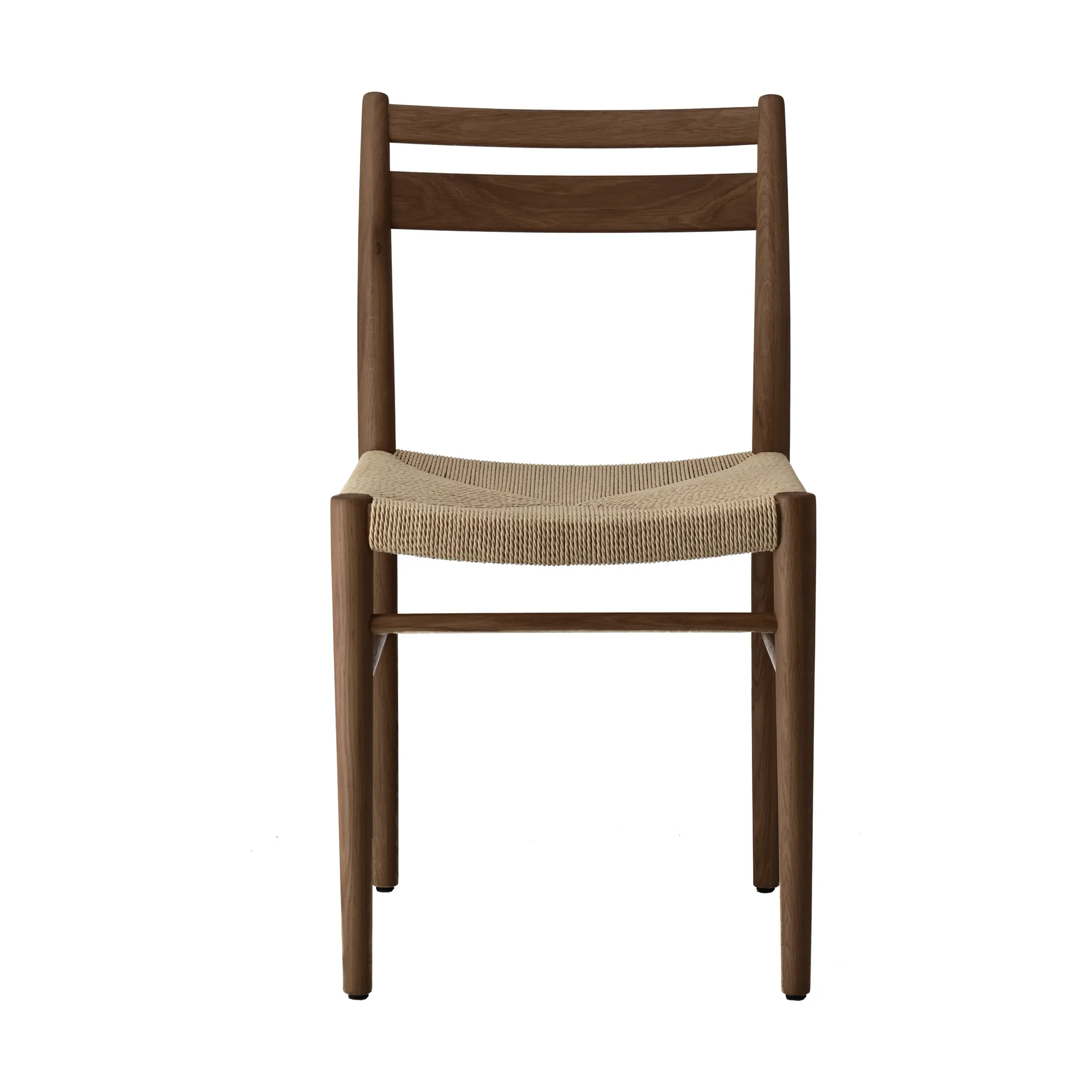 Chaise de salle à manger Fridhem, Chêne laqué fumé – tressé naturel 1898