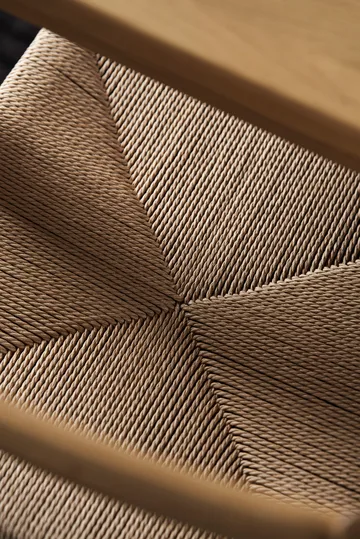 Chaise de salle à manger Fridhem, Chêne laqué-nature tressé, lot de 2 - 1898