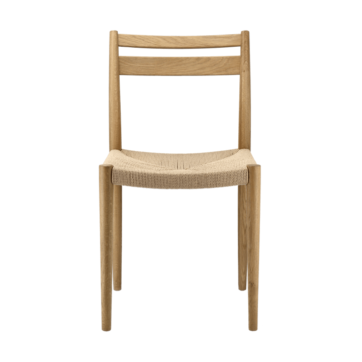 Chaise de salle à manger Fridhem - Papercord-laquered oak - 1898