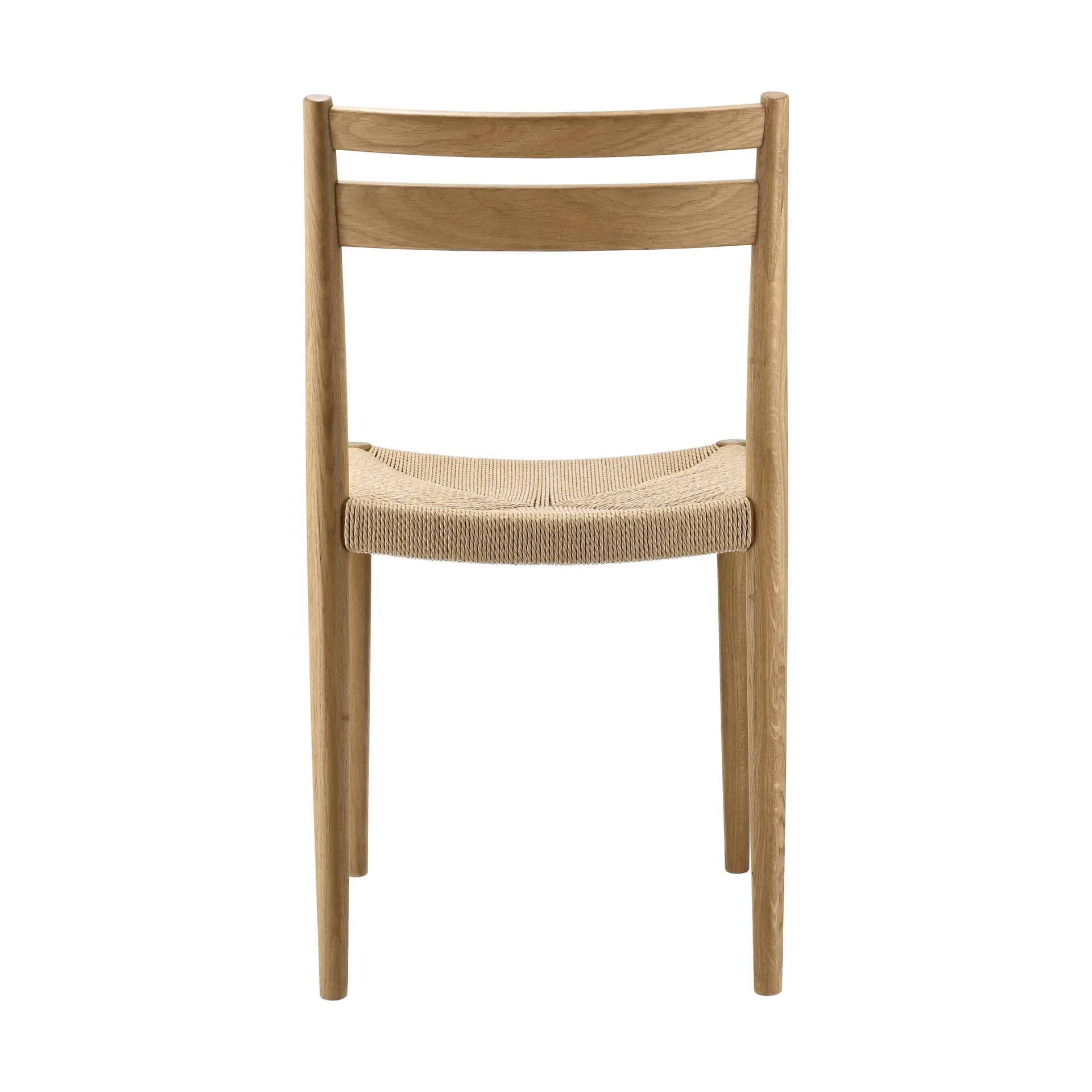 Chaise de salle à manger Fridhem, Papercord-laquered oak 1898