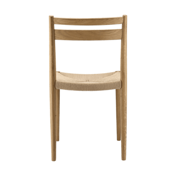 Chaise de salle à manger Fridhem - Papercord-laquered oak - 1898