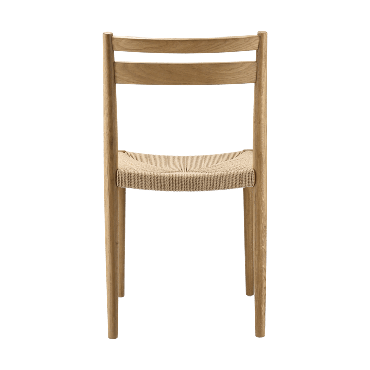 Chaise de salle à manger Fridhem, Papercord-laquered oak 1898