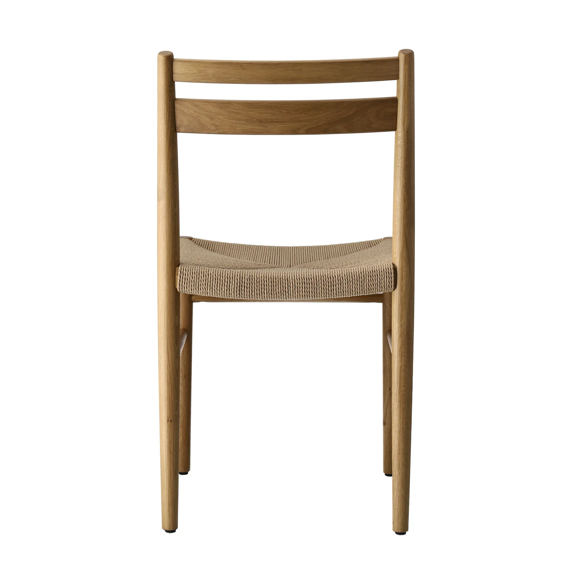 Chaise de salle à manger Fridhem, Papercord-laquered oak 1898
