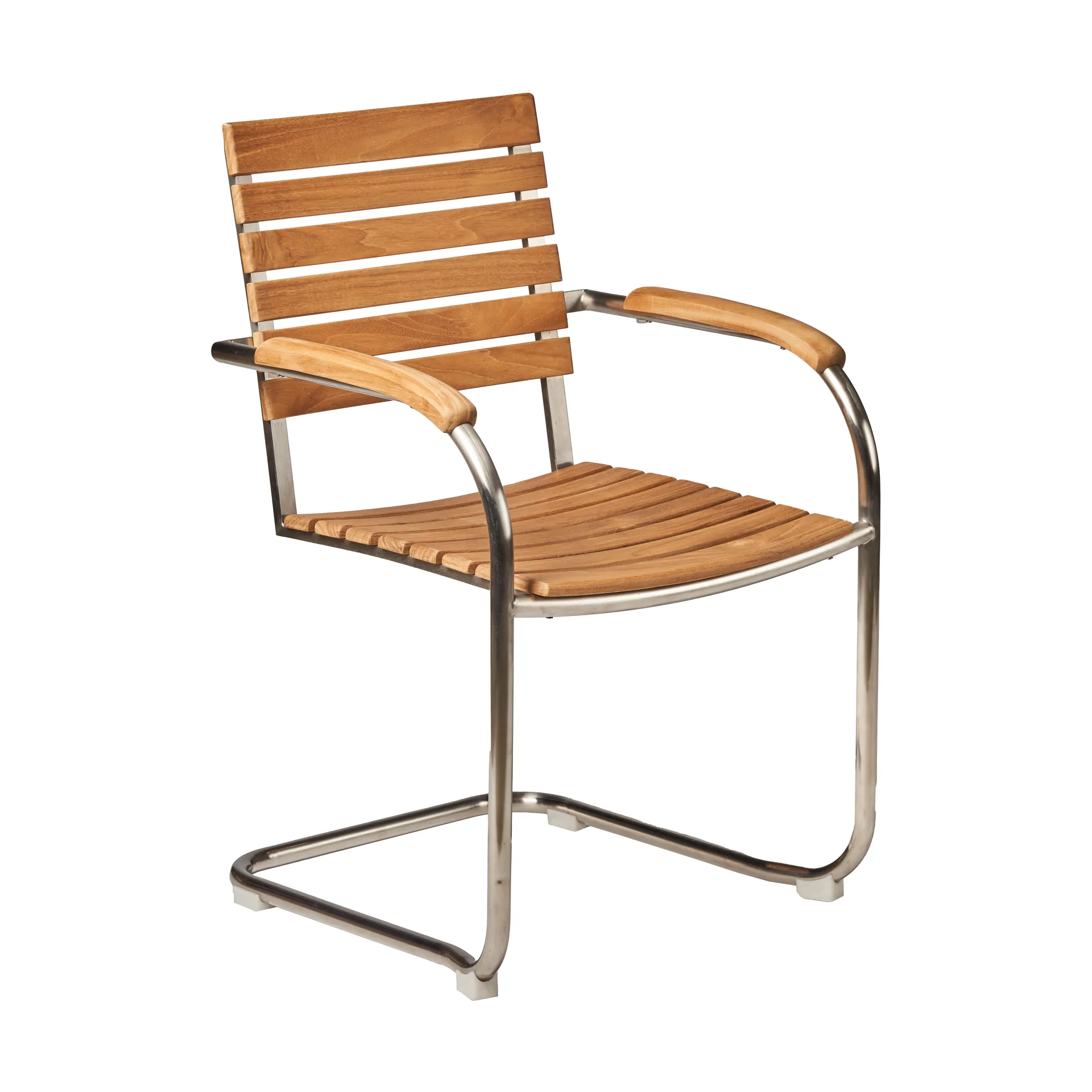 Chaise de salle à manger Rörvik, Teck-acier inoxydable 1898