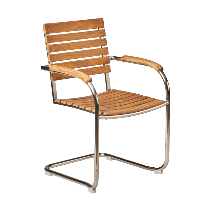 Chaise de salle à manger Rörvik - Teck-acier inoxydable - 1898