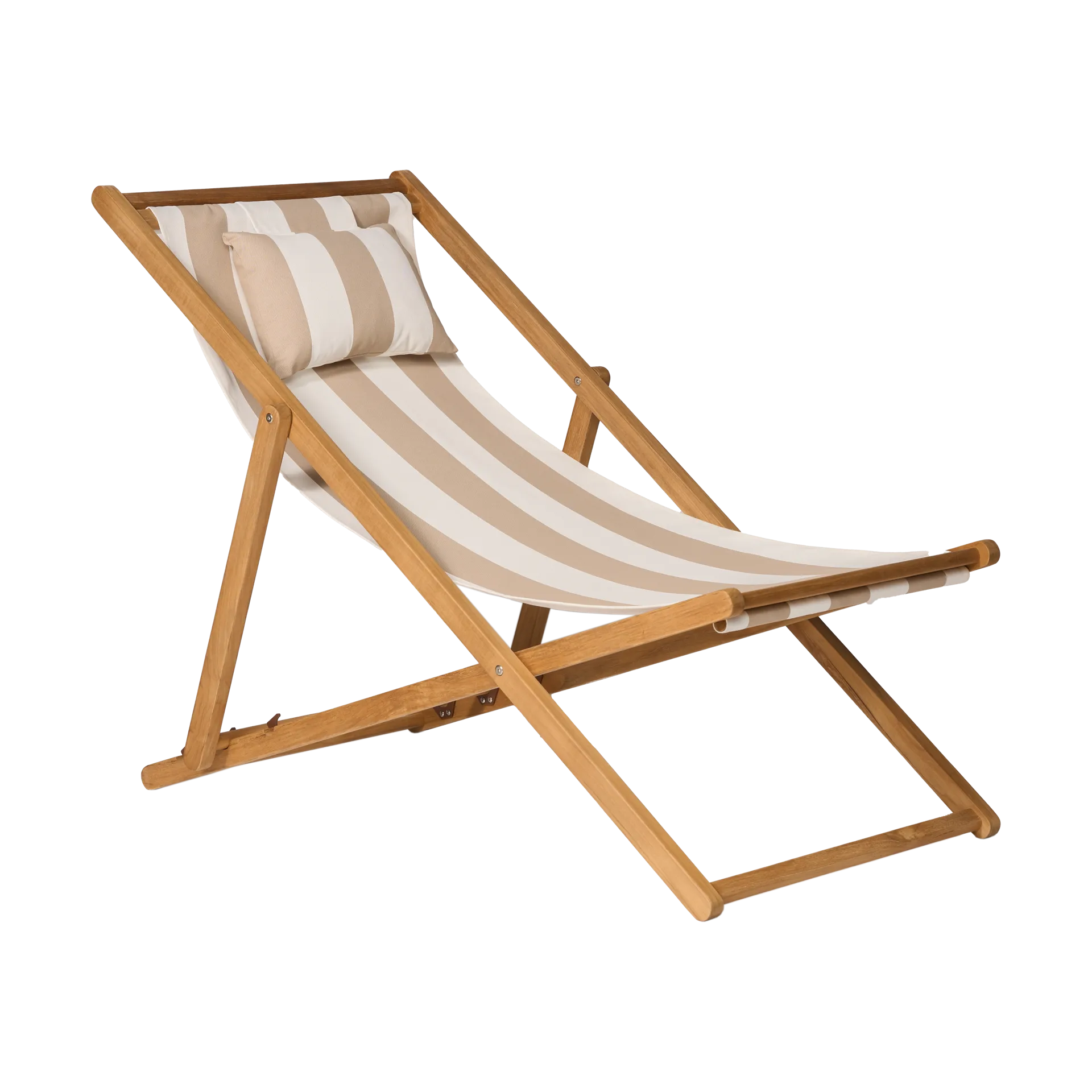 Chaise longue Lyckesand, Teak-beige 1898