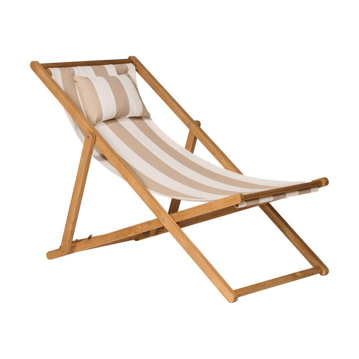 Chaise longue Lyckesand - Teak-beige - 1898
