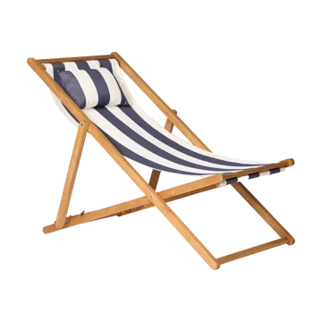 Chaise longue Lyckesand - Teak-blue - 1898