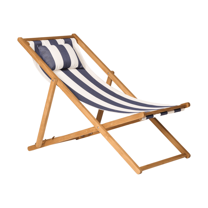 Chaise longue Lyckesand - Teak-blue - 1898
