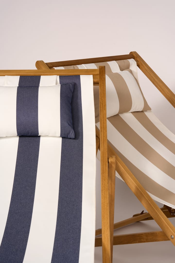 Chaise longue Lyckesand, Teak-blue 1898