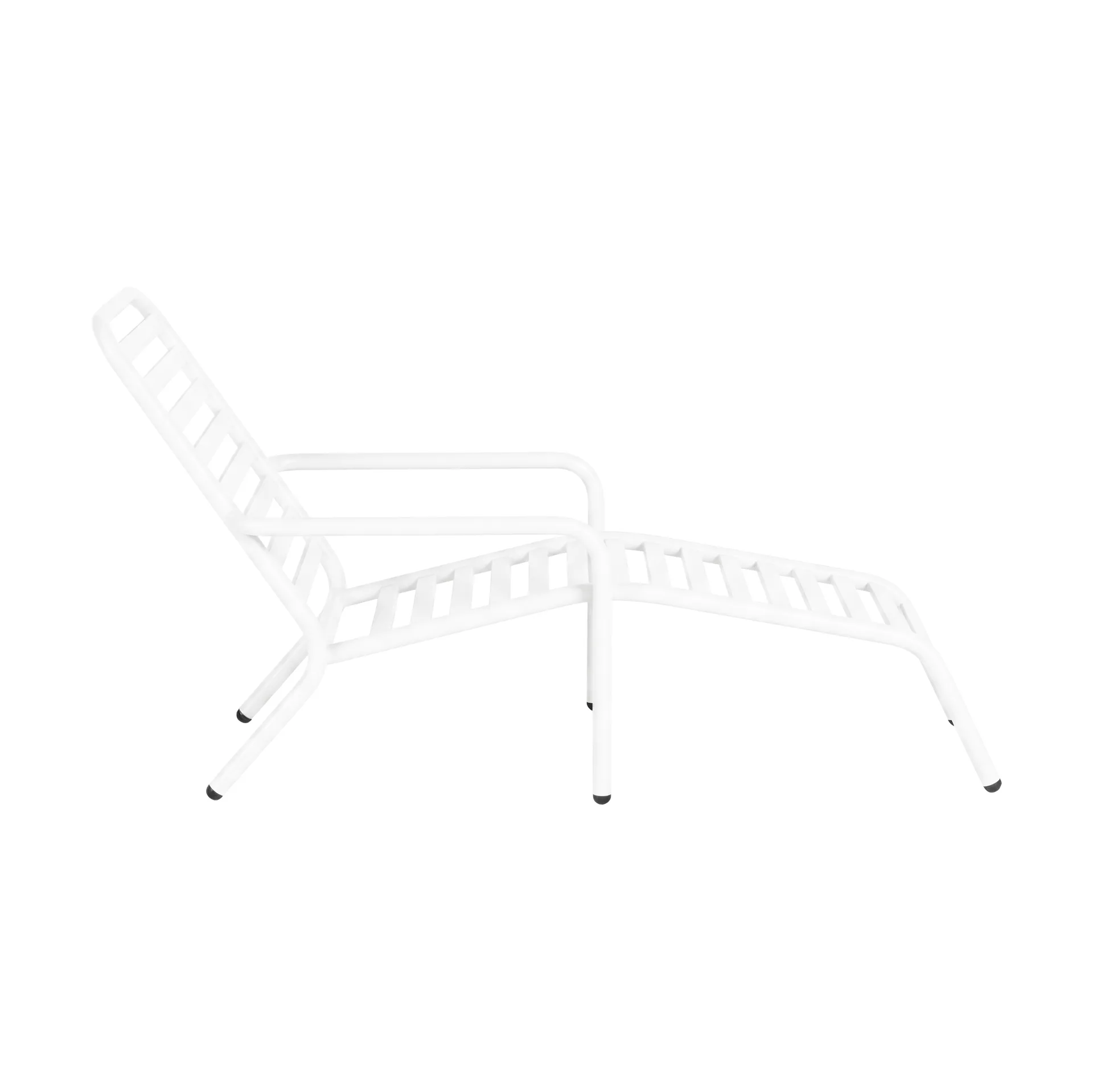Chaise longue Messina, Crystal white 1898