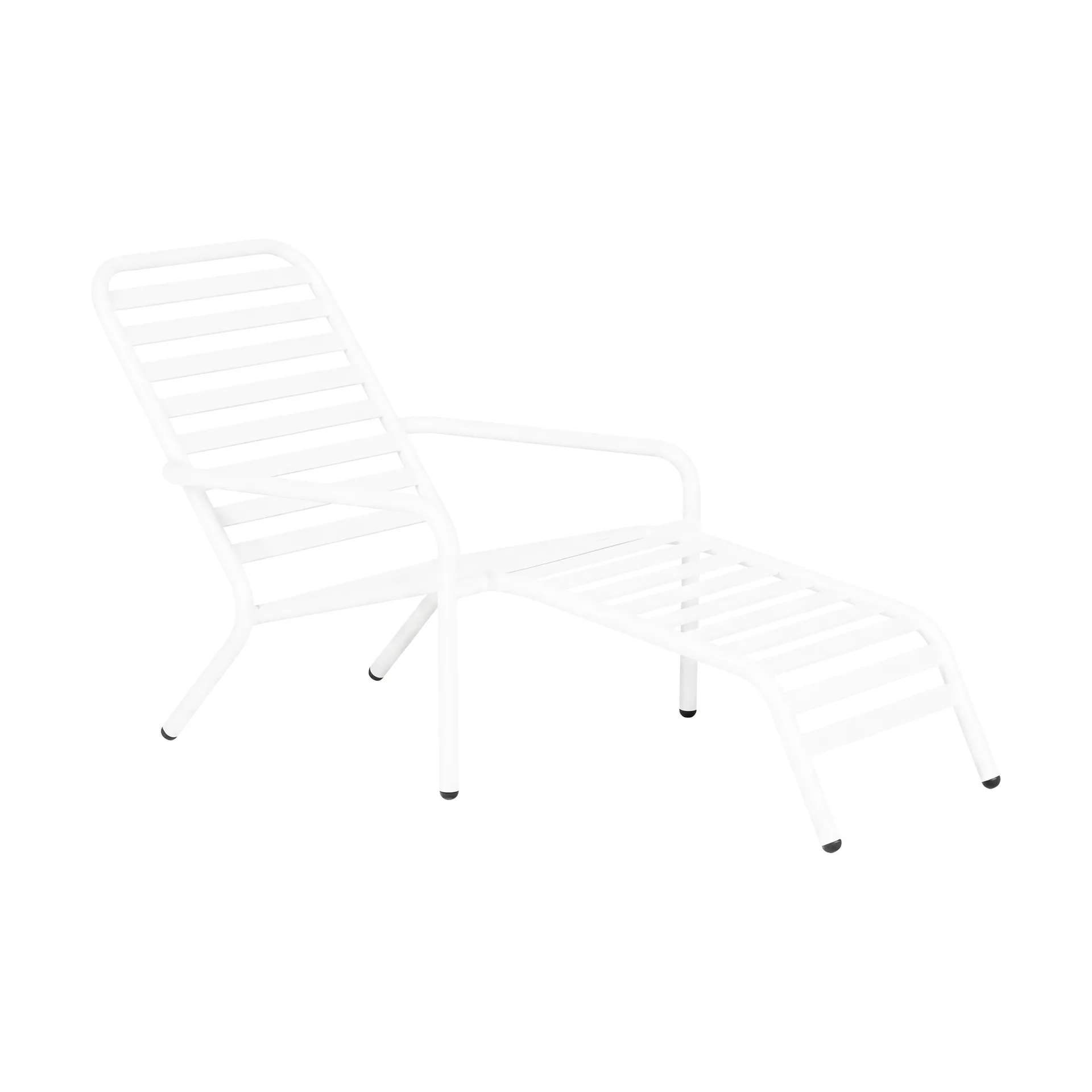 1898 Chaise longue Messina Crystal white