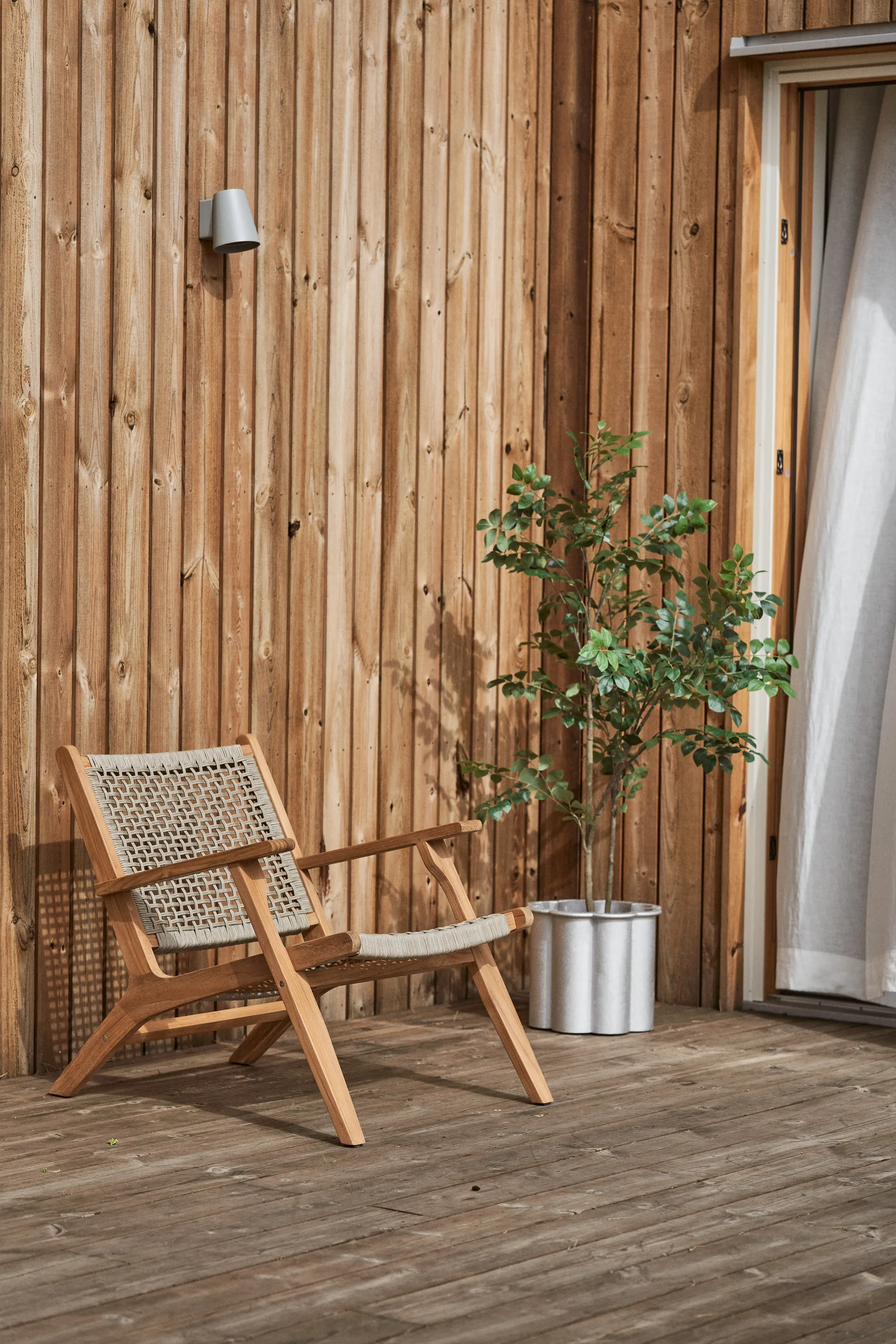 Chaise lounge Sandvik, Teck 1898